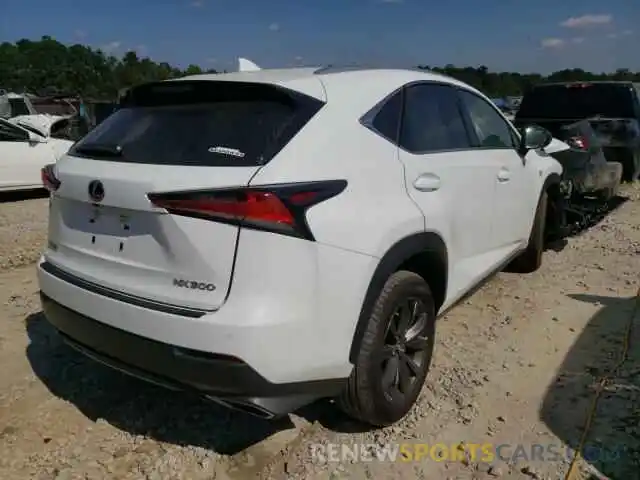 4 Фотография поврежденного автомобиля JTJSARBZ4M5026984 LEXUS NX 2021