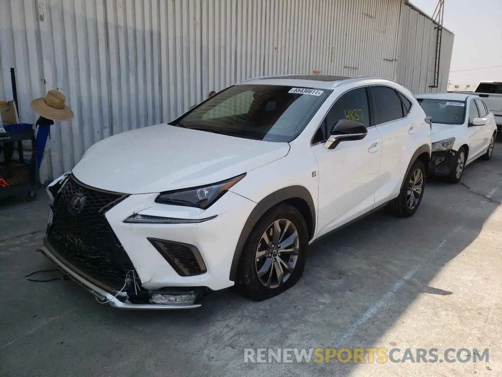 2 Фотография поврежденного автомобиля JTJSARBZ4M5028038 LEXUS NX 2021