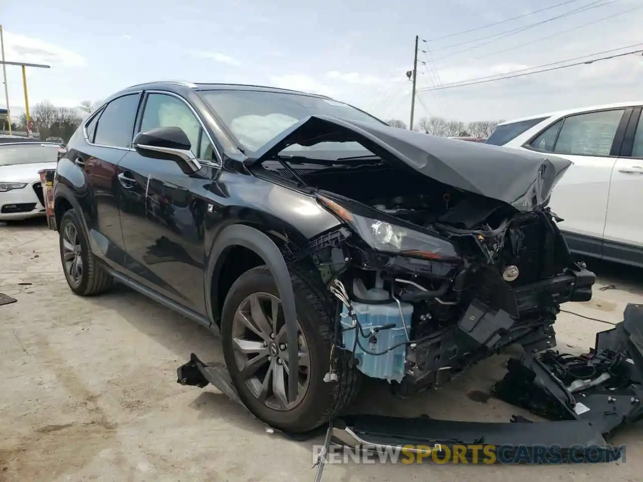 1 Фотография поврежденного автомобиля JTJSARBZ5M2179956 LEXUS NX 2021