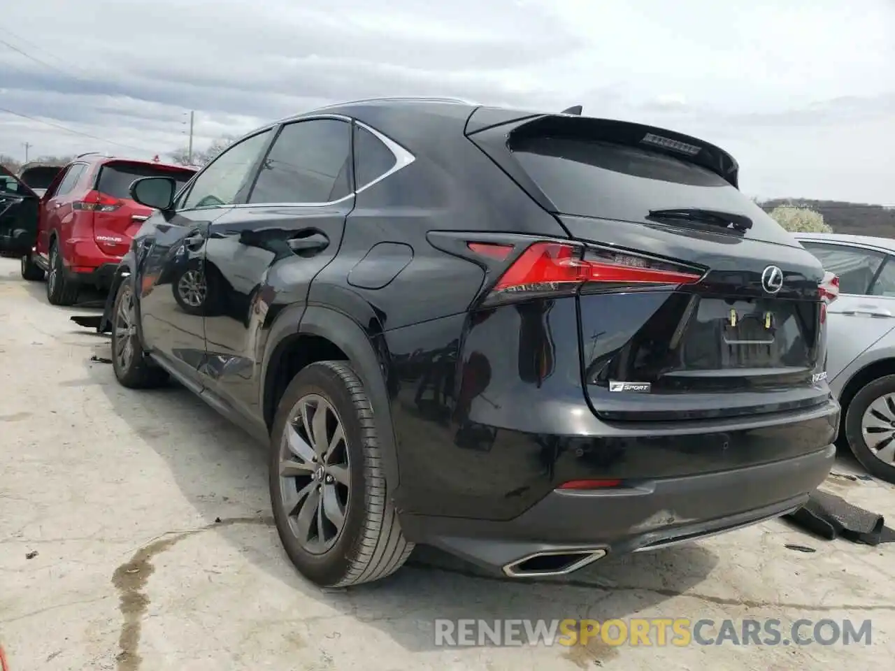 3 Фотография поврежденного автомобиля JTJSARBZ5M2179956 LEXUS NX 2021