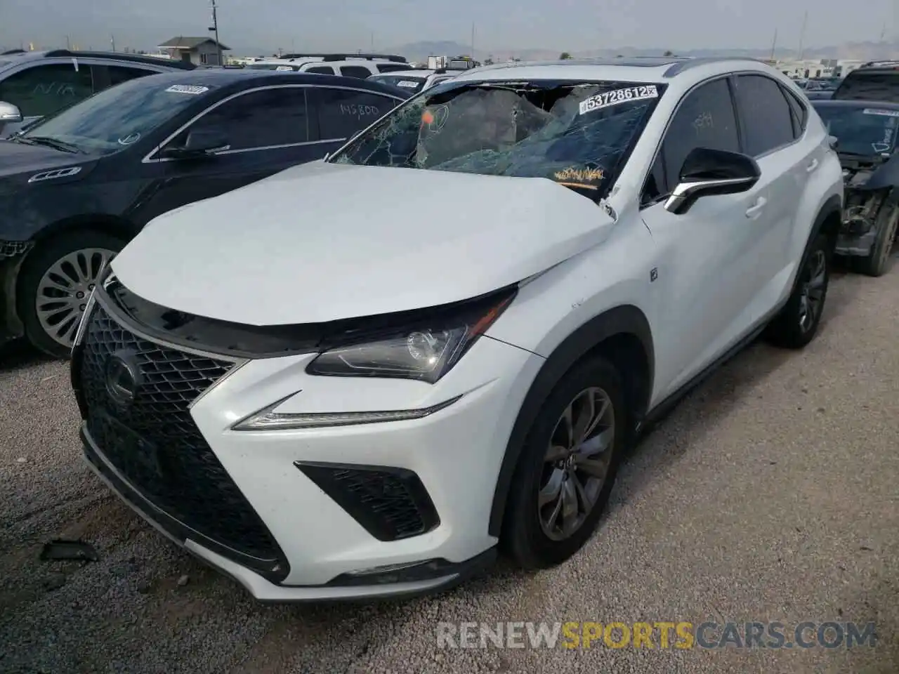 2 Фотография поврежденного автомобиля JTJSARBZ5M2192190 LEXUS NX 2021