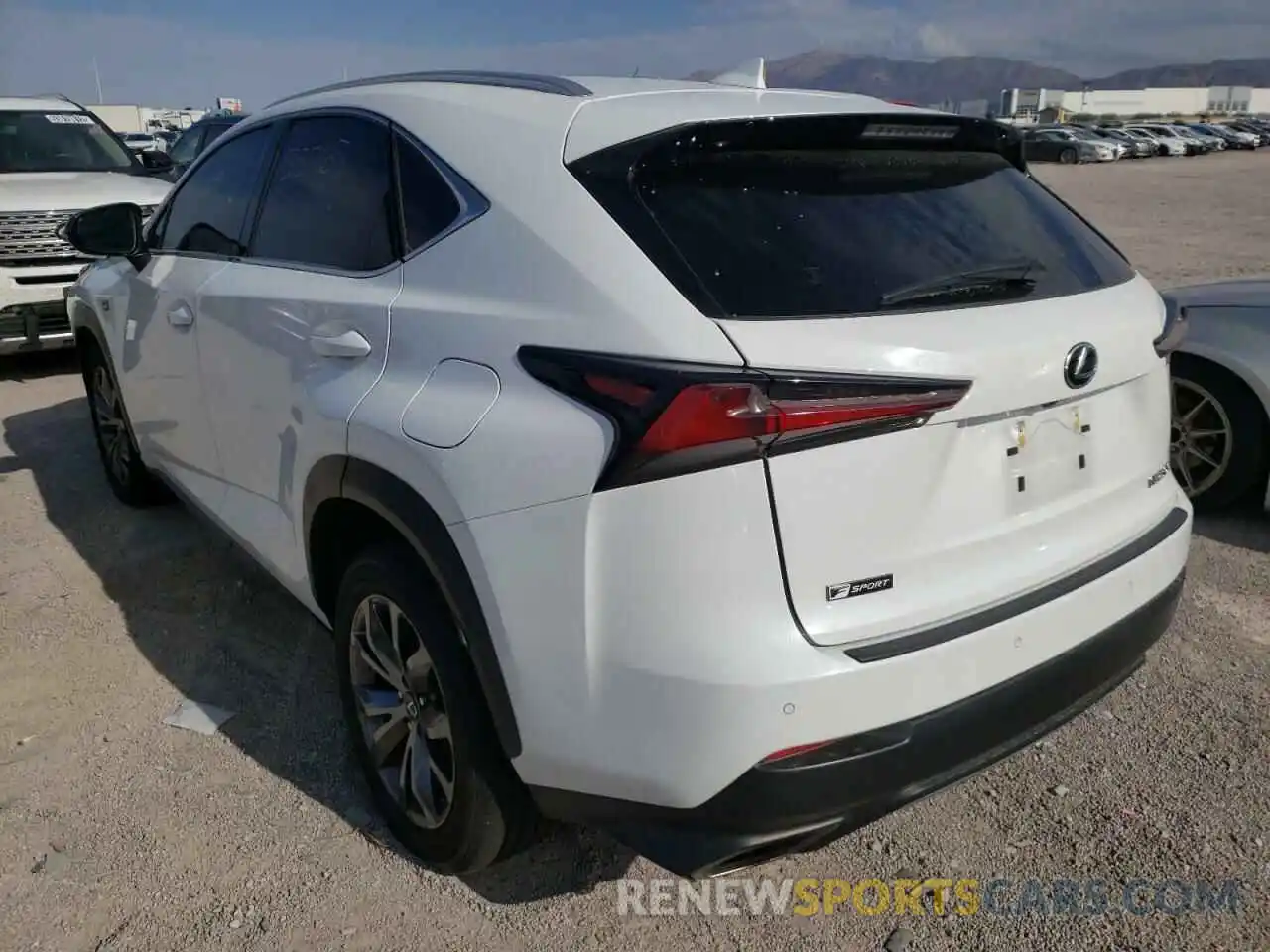 3 Фотография поврежденного автомобиля JTJSARBZ5M2192190 LEXUS NX 2021