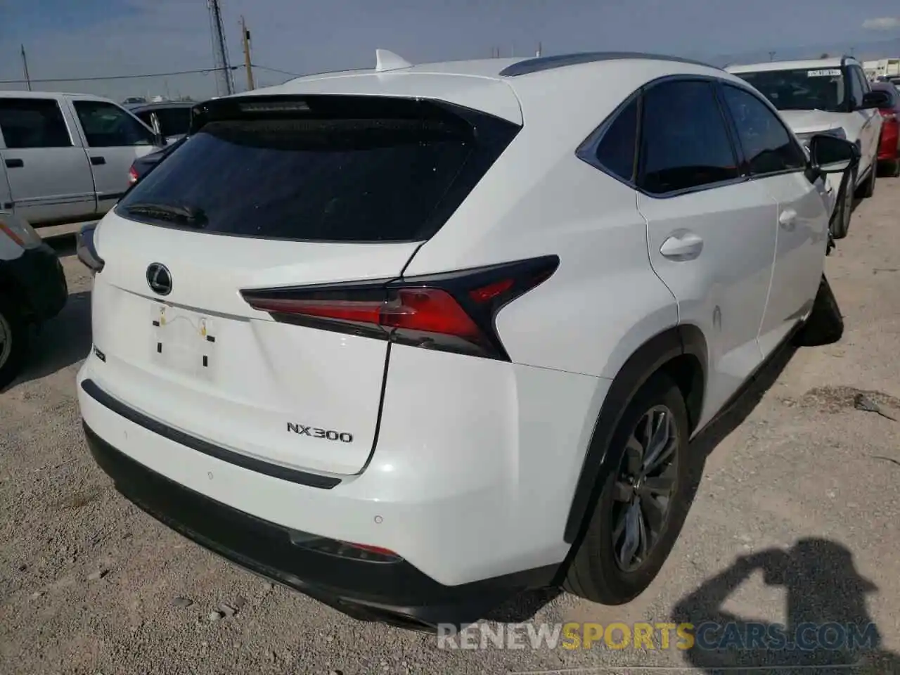 4 Фотография поврежденного автомобиля JTJSARBZ5M2192190 LEXUS NX 2021