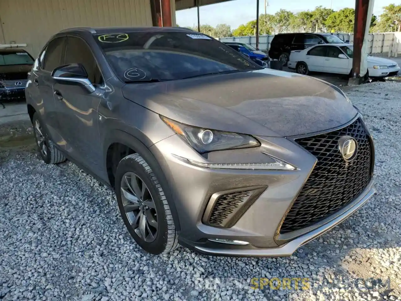 1 Photograph of a damaged car JTJSARBZ5M2200028 LEXUS NX 2021