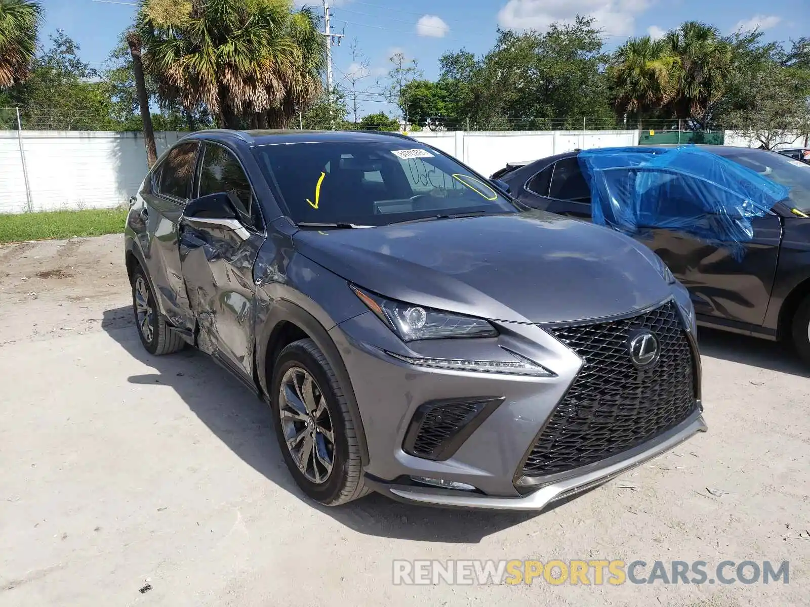 1 Photograph of a damaged car JTJSARBZ6M2180887 LEXUS NX 2021