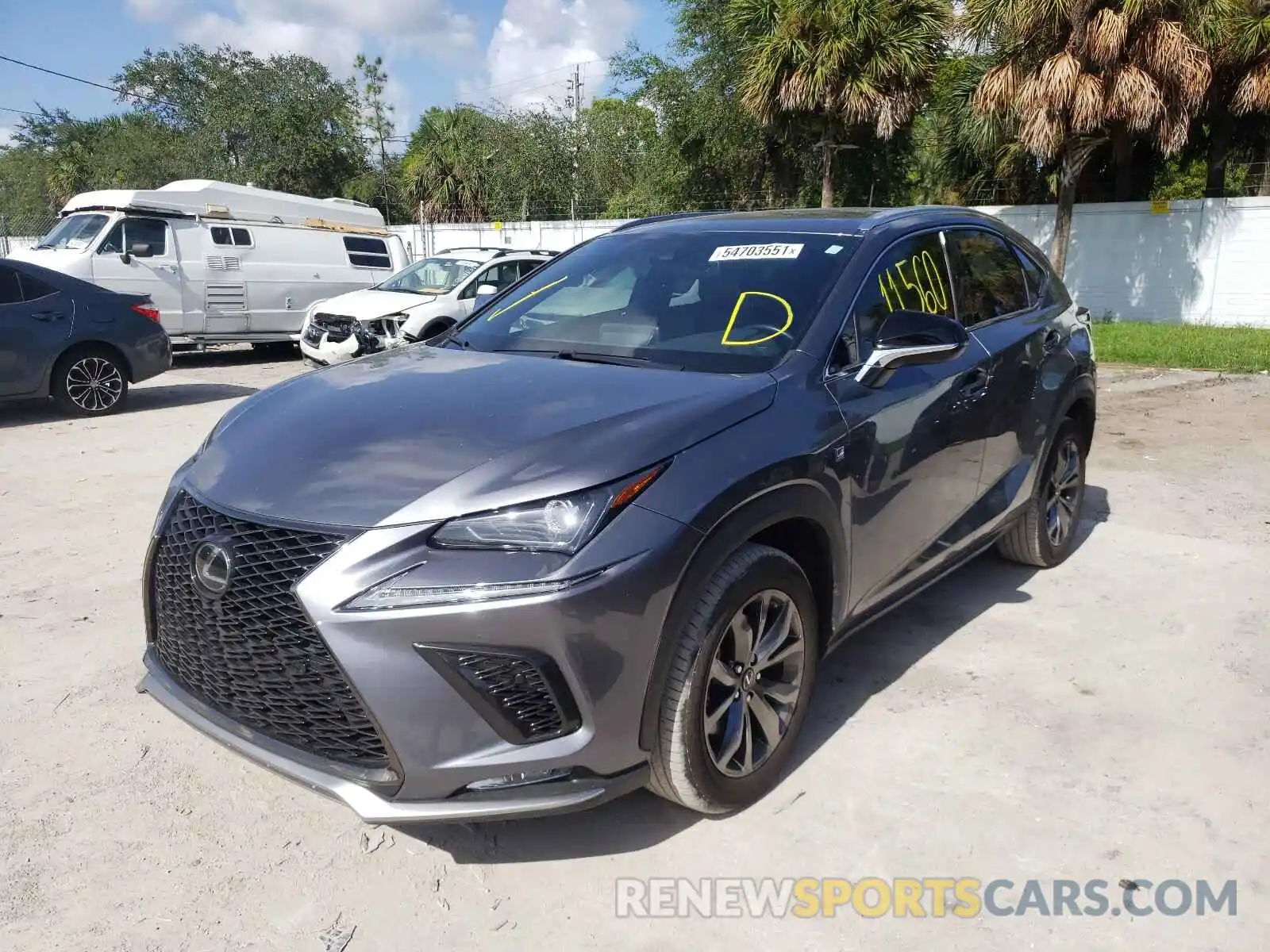 2 Photograph of a damaged car JTJSARBZ6M2180887 LEXUS NX 2021