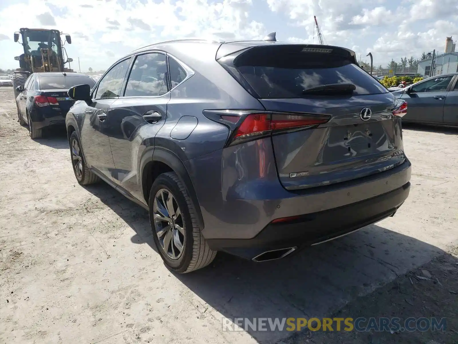 3 Фотография поврежденного автомобиля JTJSARBZ6M2180887 LEXUS NX 2021