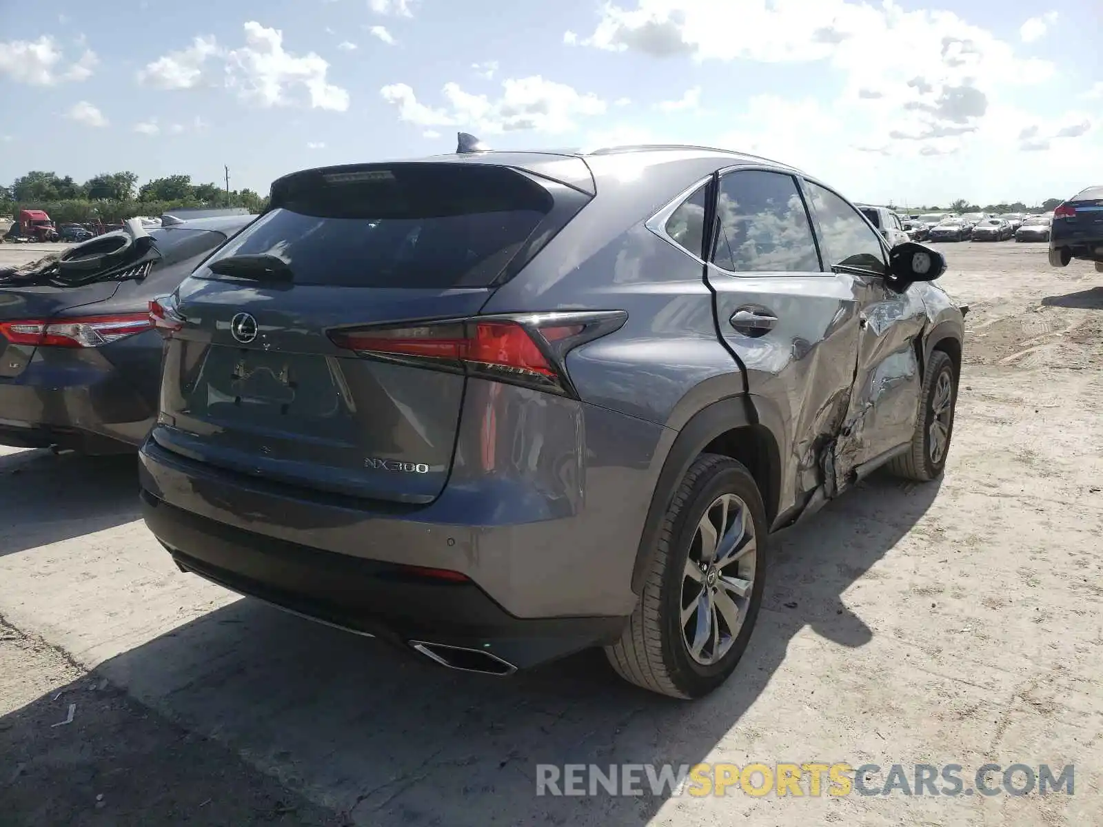 4 Фотография поврежденного автомобиля JTJSARBZ6M2180887 LEXUS NX 2021