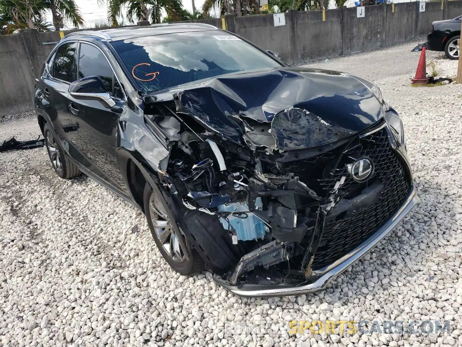 1 Photograph of a damaged car JTJSARBZ6M2185412 LEXUS NX 2021