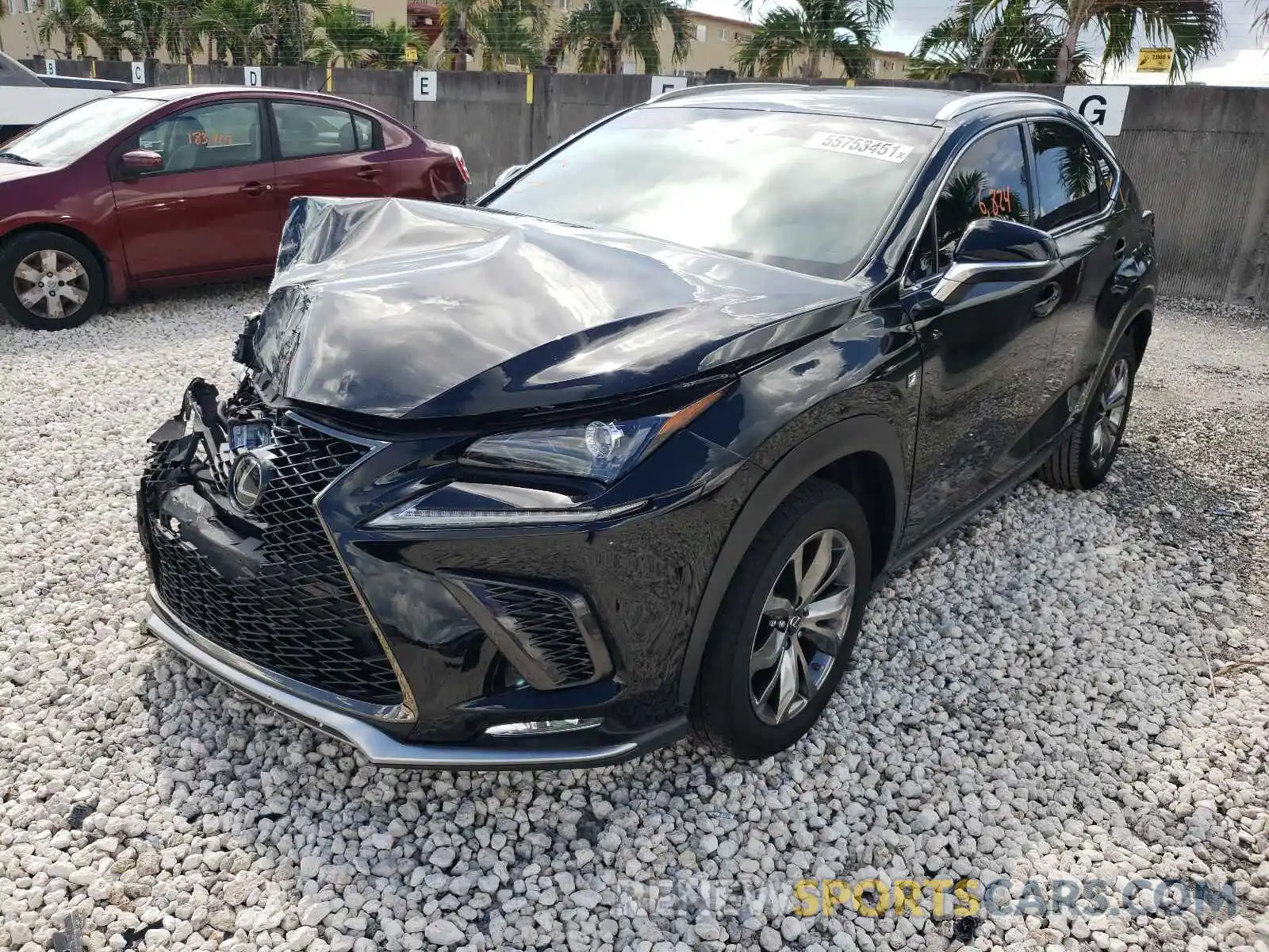 2 Фотография поврежденного автомобиля JTJSARBZ6M2185412 LEXUS NX 2021