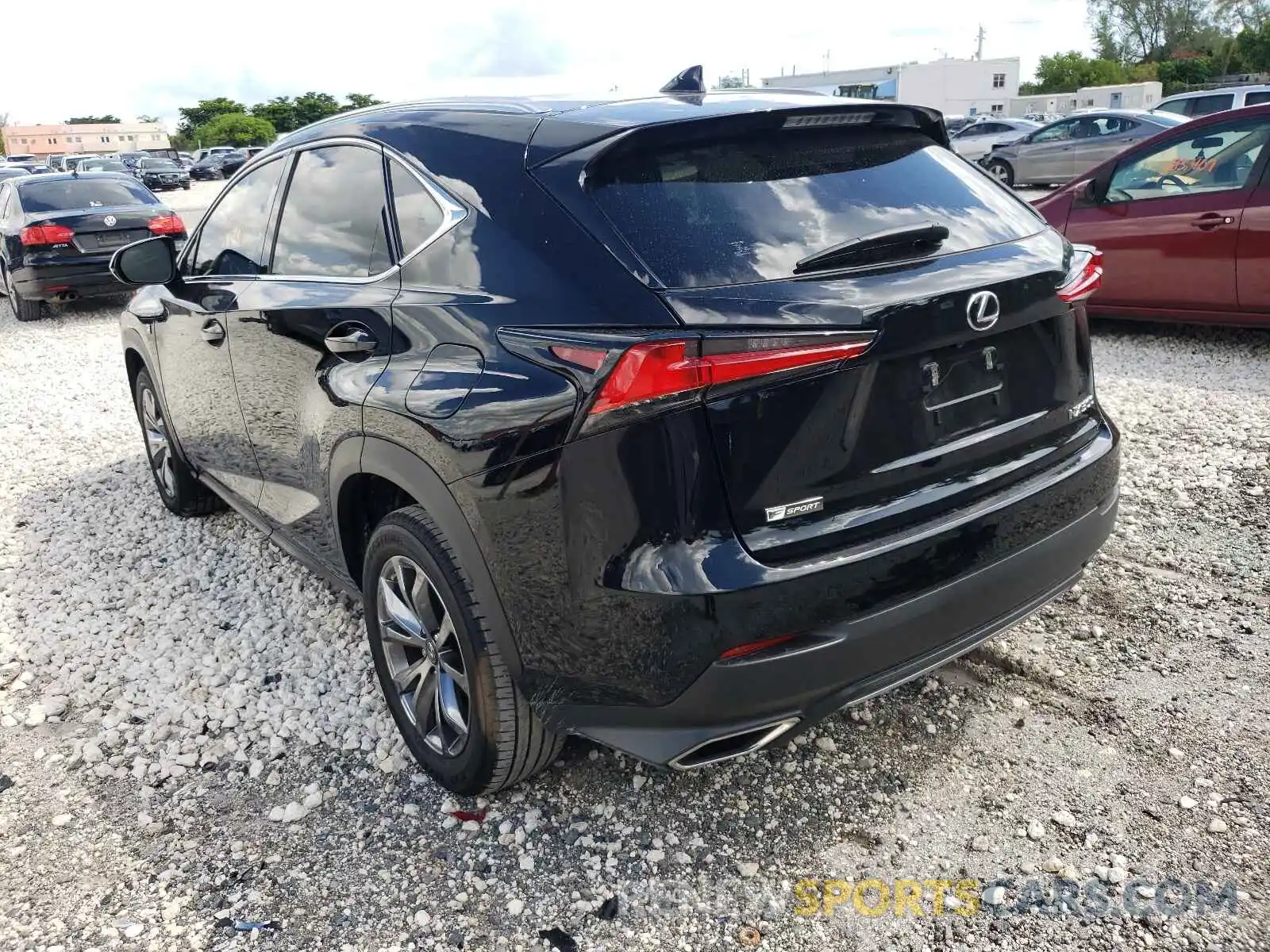 3 Фотография поврежденного автомобиля JTJSARBZ6M2185412 LEXUS NX 2021