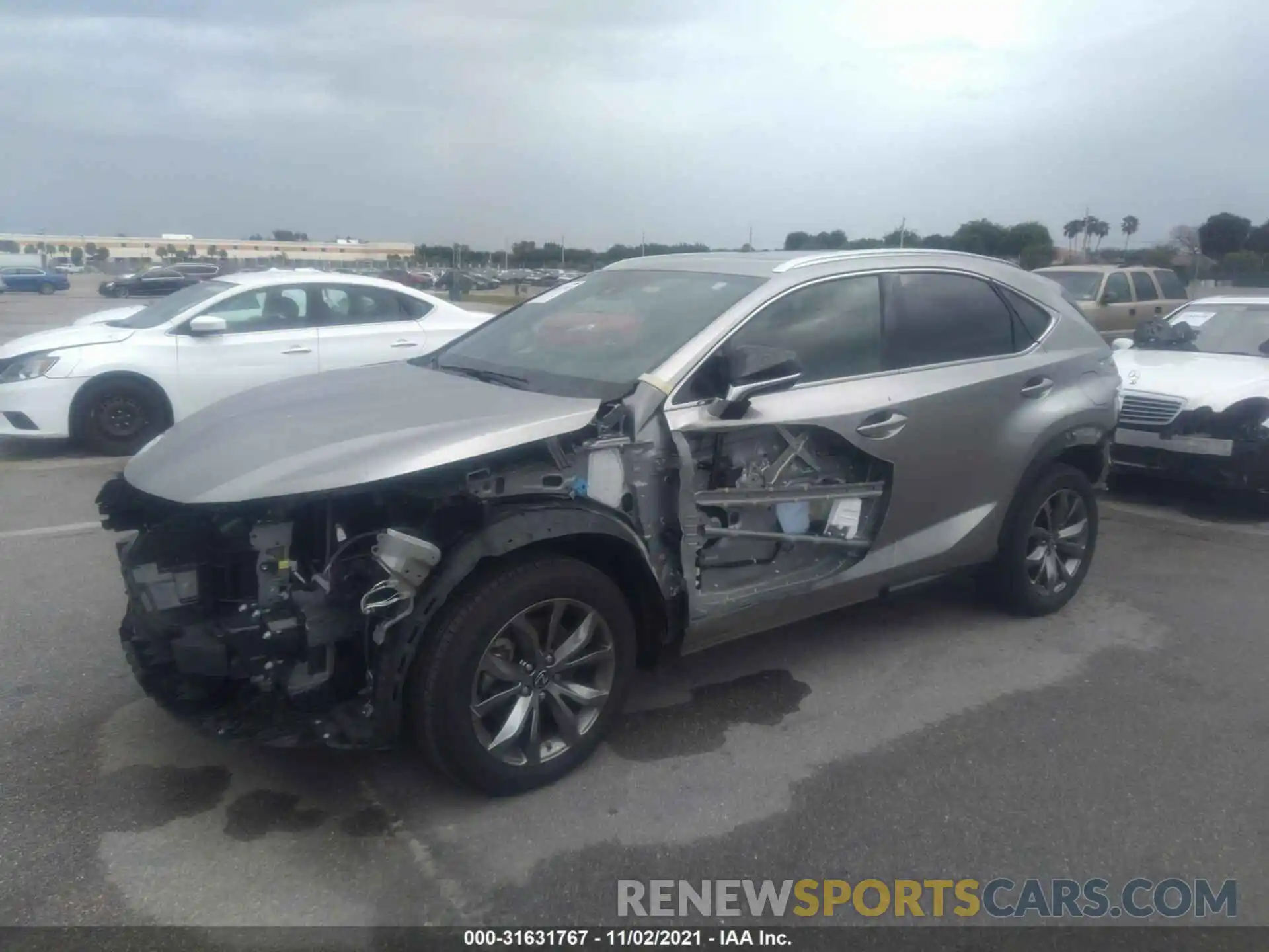 2 Photograph of a damaged car JTJSARBZ6M2192649 LEXUS NX 2021