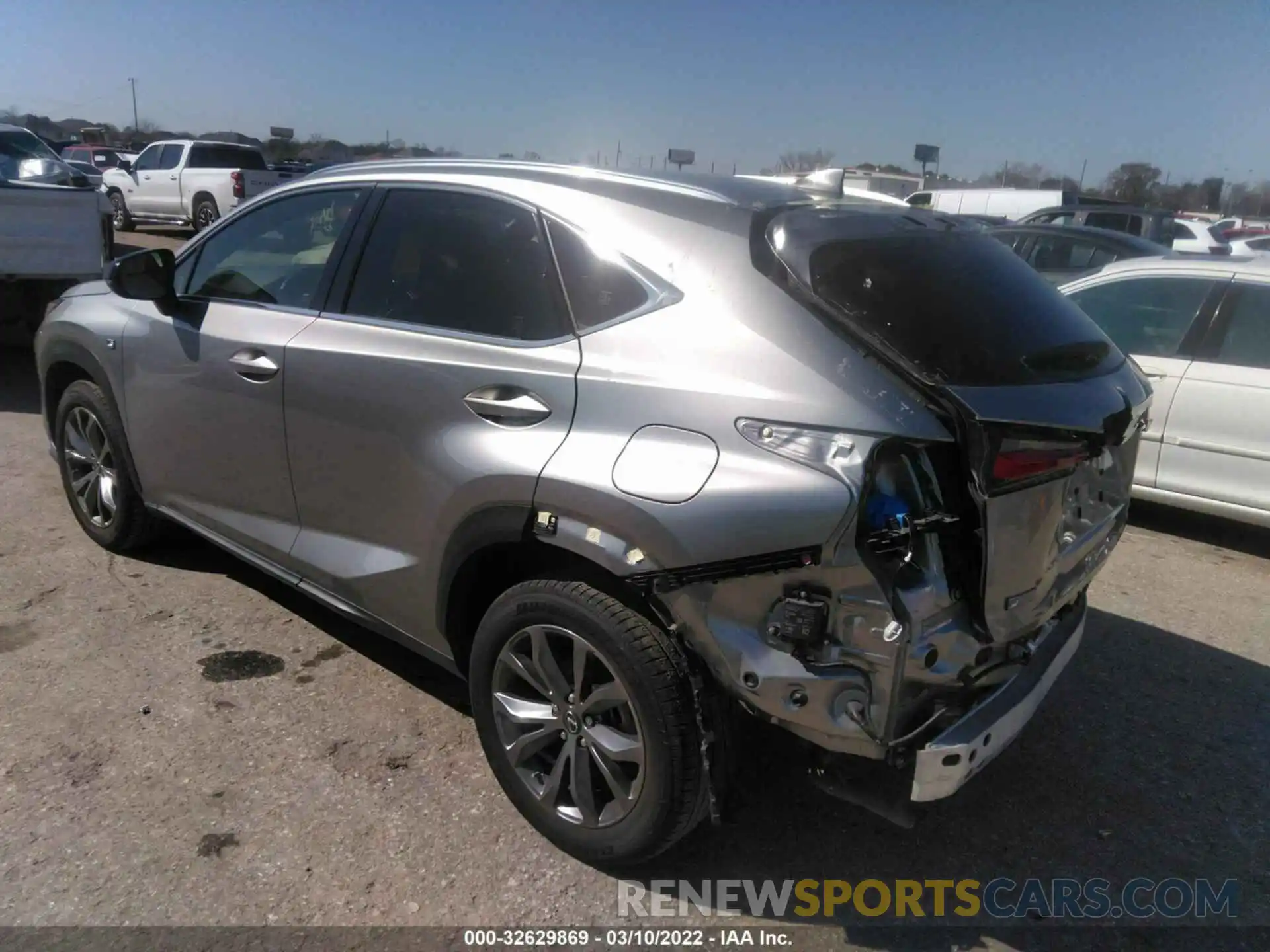 3 Photograph of a damaged car JTJSARBZ6M2193624 LEXUS NX 2021