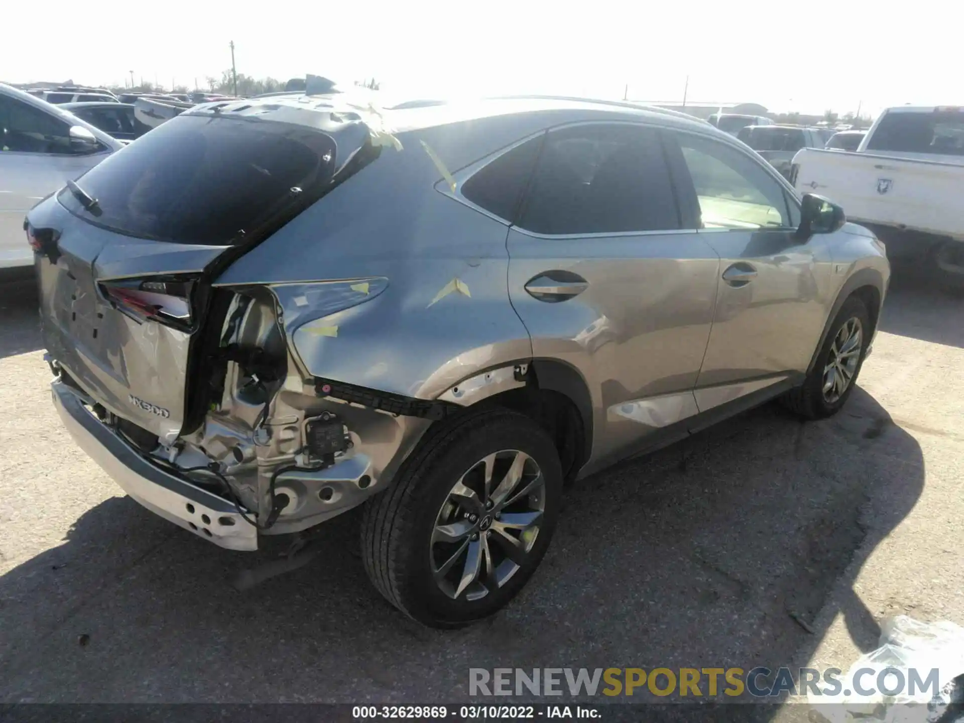 4 Photograph of a damaged car JTJSARBZ6M2193624 LEXUS NX 2021