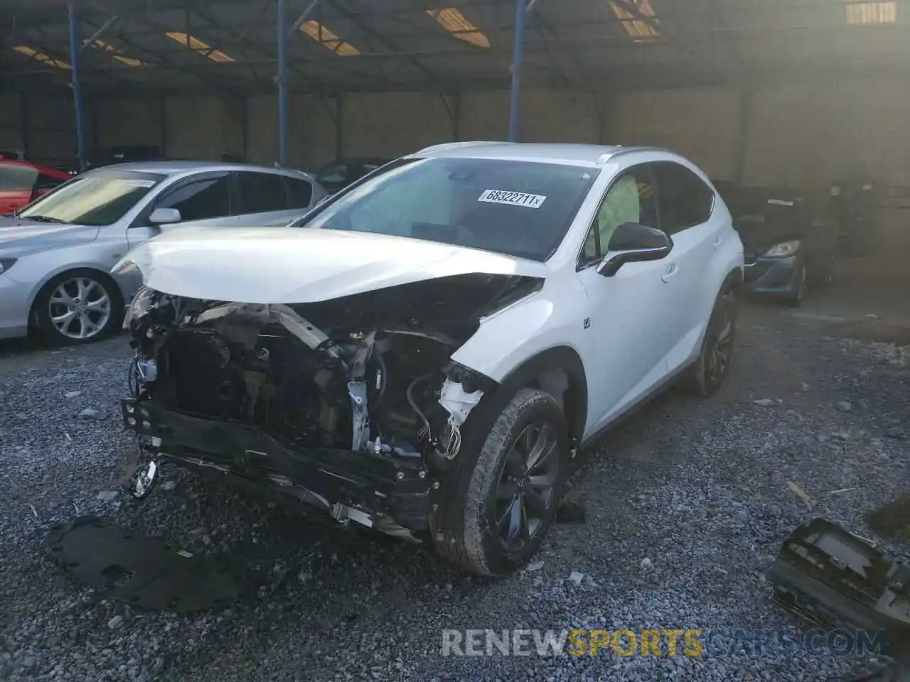 2 Photograph of a damaged car JTJSARBZ6M5025979 LEXUS NX 2021