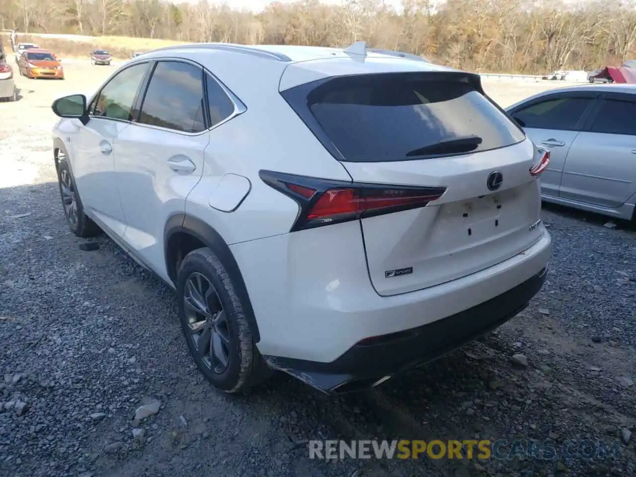 3 Фотография поврежденного автомобиля JTJSARBZ6M5025979 LEXUS NX 2021