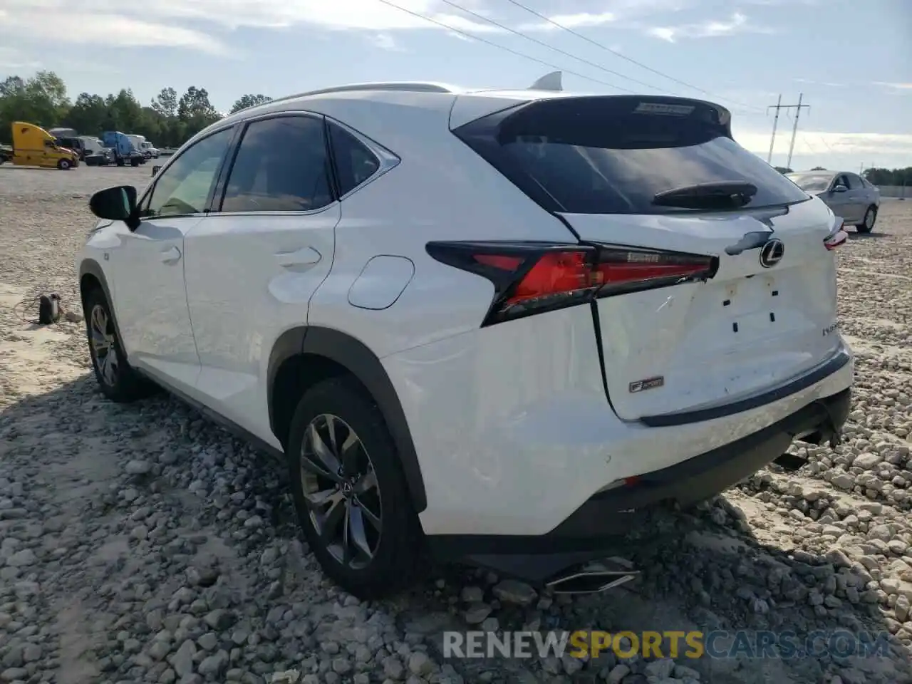 3 Photograph of a damaged car JTJSARBZ6M5033130 LEXUS NX 2021