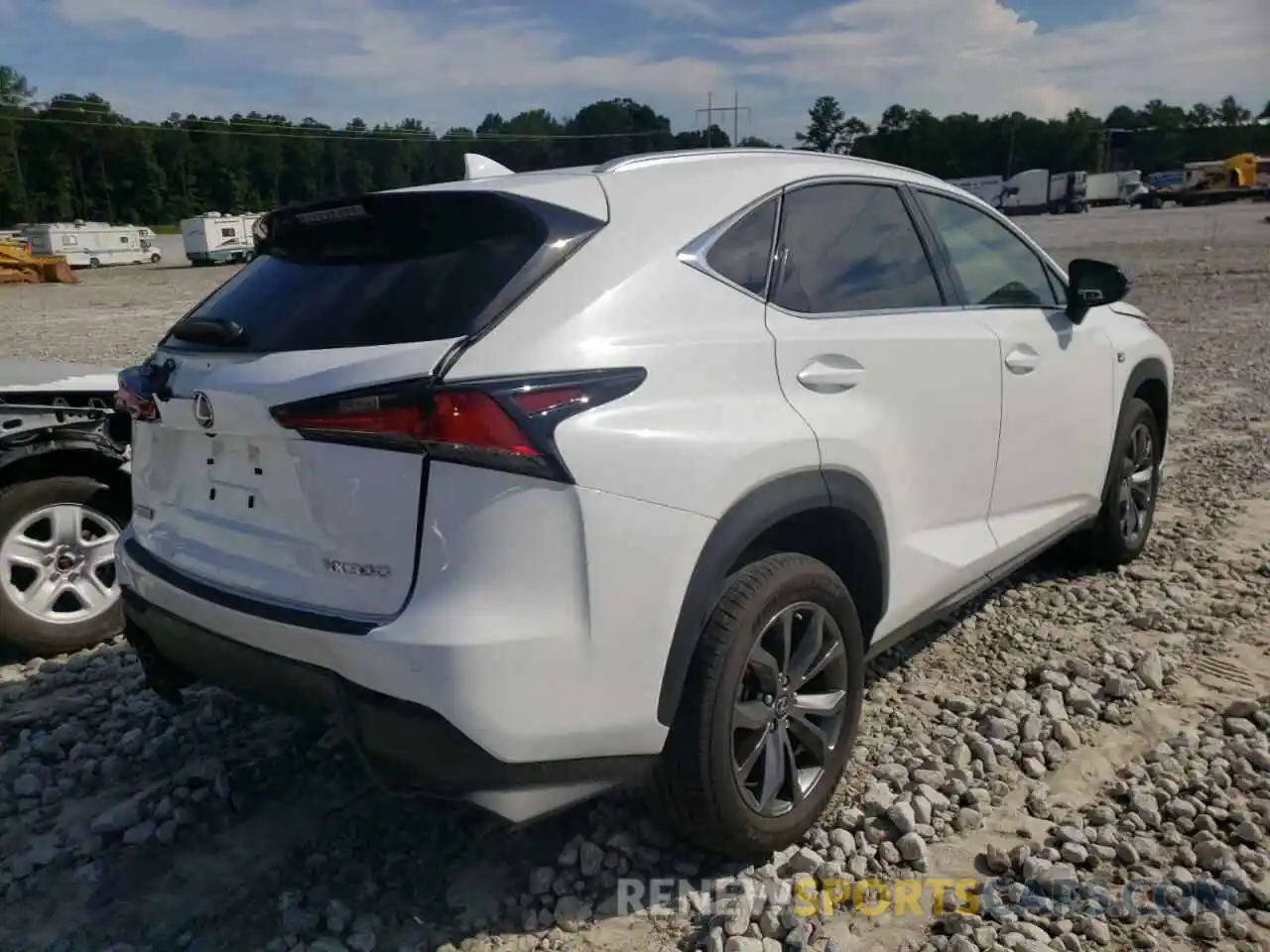 4 Фотография поврежденного автомобиля JTJSARBZ6M5033130 LEXUS NX 2021