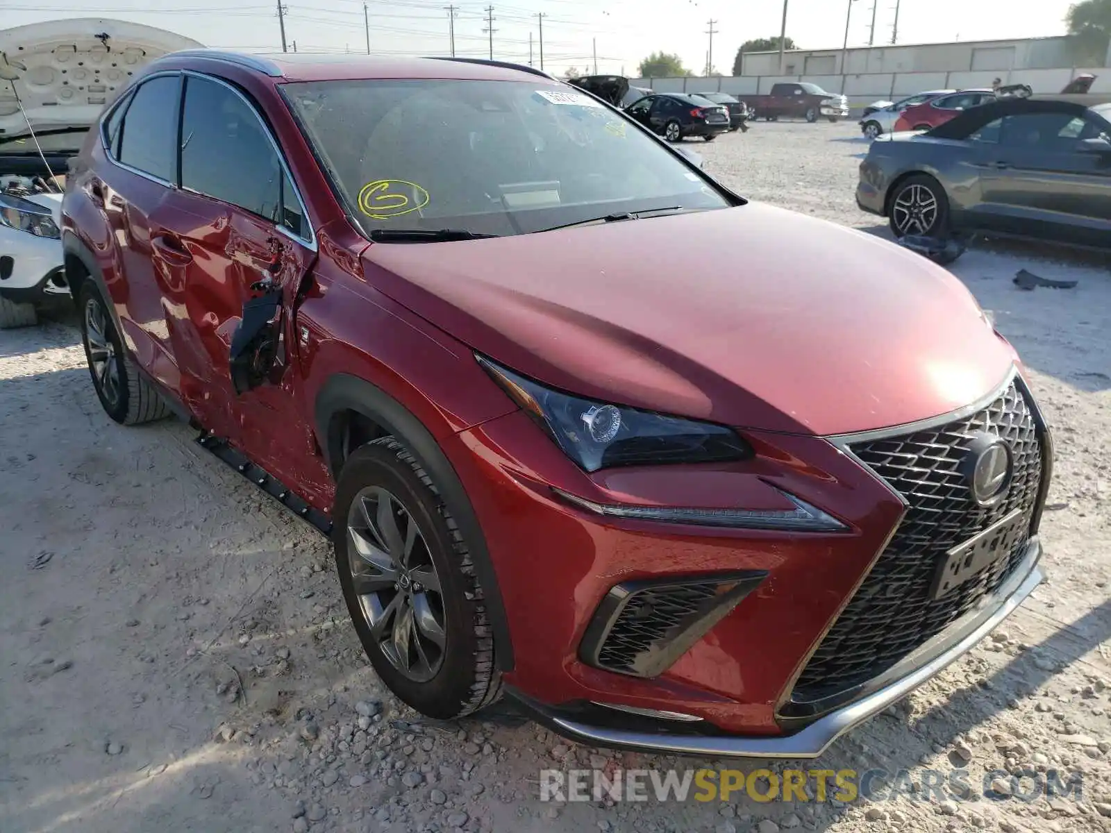 1 Photograph of a damaged car JTJSARBZ7M2180722 LEXUS NX 2021