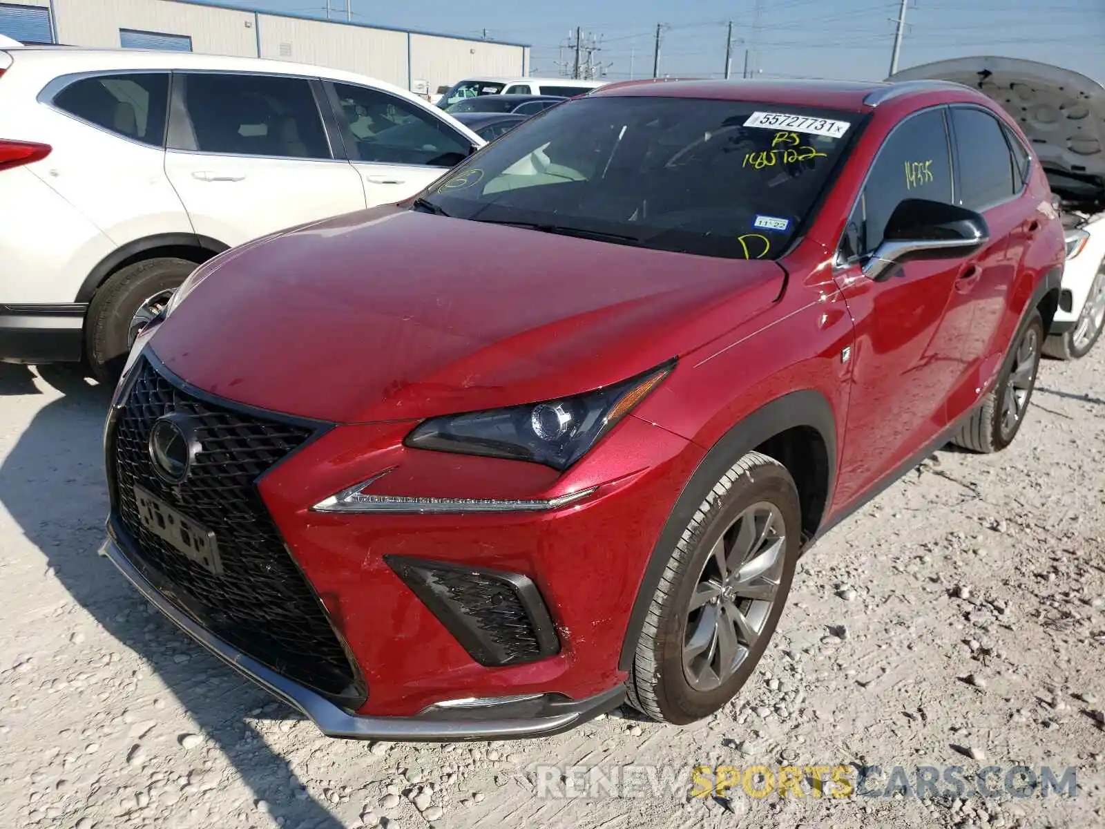 2 Фотография поврежденного автомобиля JTJSARBZ7M2180722 LEXUS NX 2021