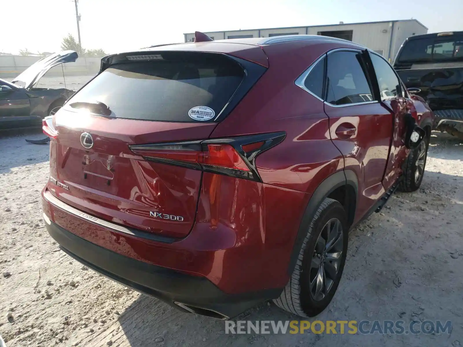 4 Photograph of a damaged car JTJSARBZ7M2180722 LEXUS NX 2021