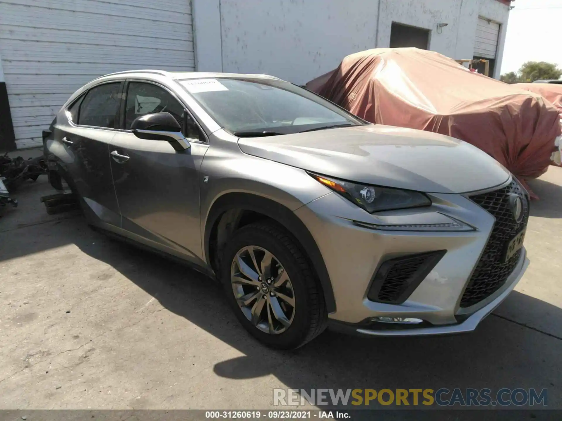 1 Фотография поврежденного автомобиля JTJSARBZ7M2185953 LEXUS NX 2021