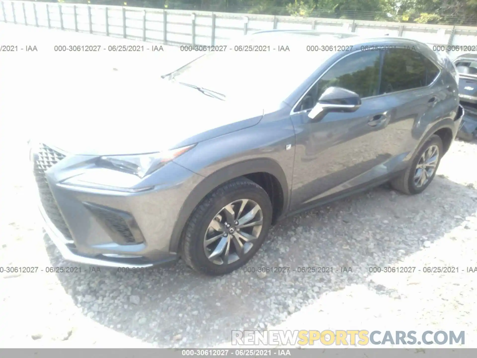 2 Фотография поврежденного автомобиля JTJSARBZ7M2186441 LEXUS NX 2021