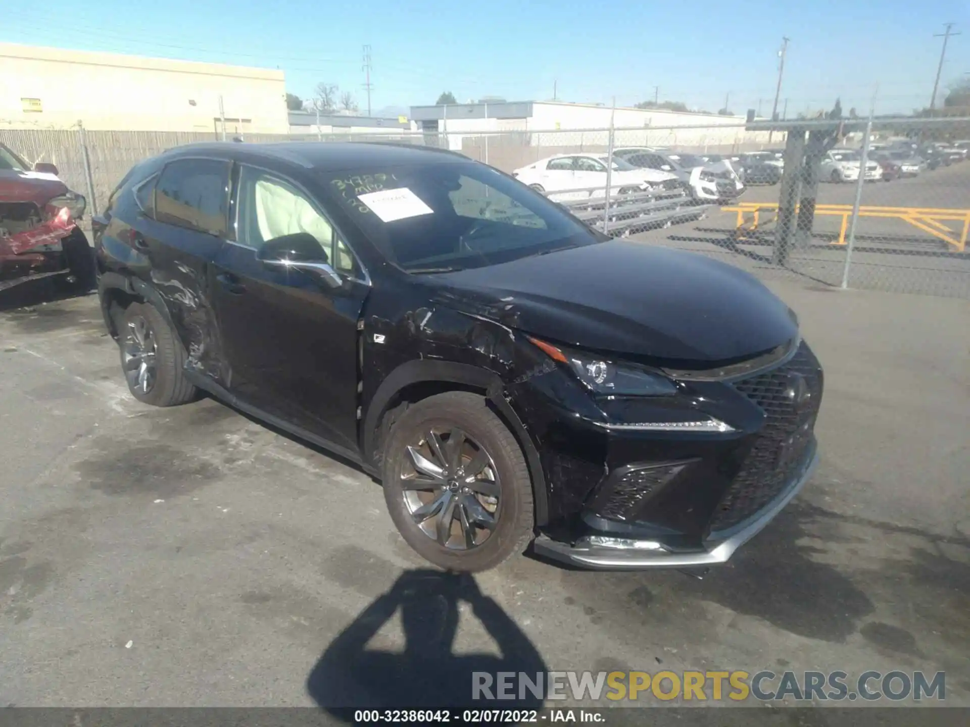 1 Фотография поврежденного автомобиля JTJSARBZ7M2192238 LEXUS NX 2021