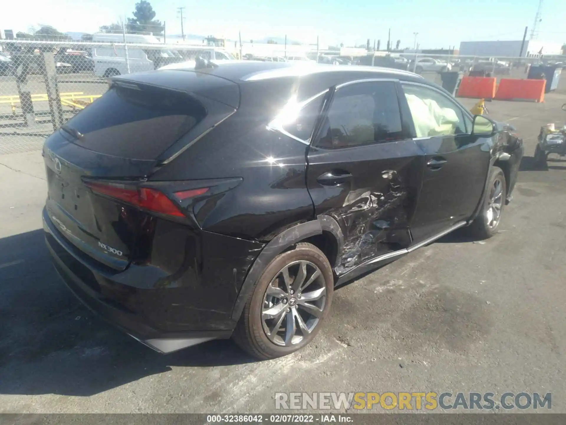 4 Фотография поврежденного автомобиля JTJSARBZ7M2192238 LEXUS NX 2021