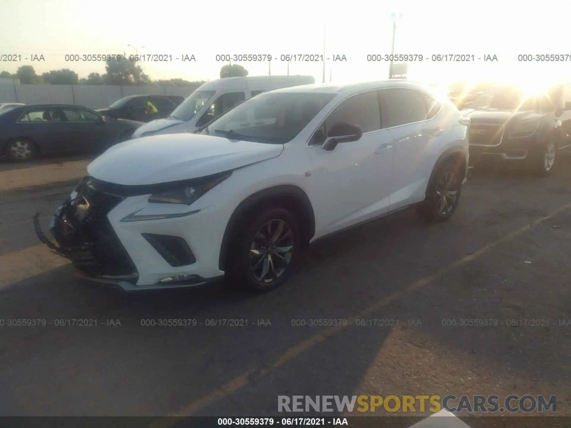 2 Фотография поврежденного автомобиля JTJSARBZ7M2193776 LEXUS NX 2021