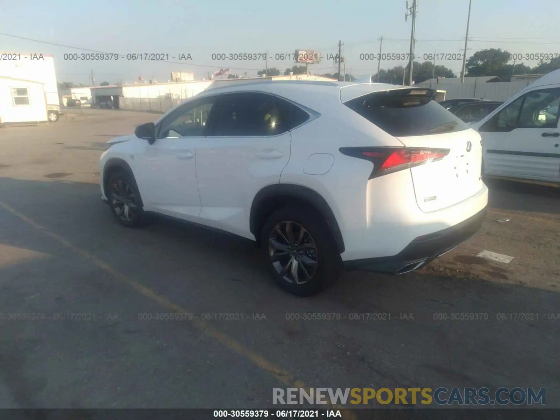 3 Фотография поврежденного автомобиля JTJSARBZ7M2193776 LEXUS NX 2021