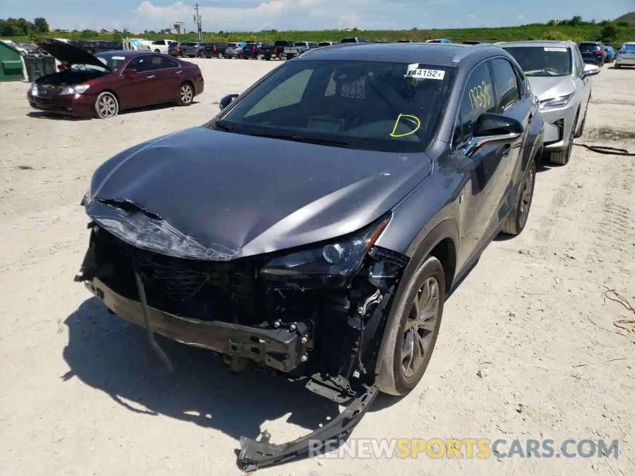 2 Photograph of a damaged car JTJSARBZ7M2193941 LEXUS NX 2021