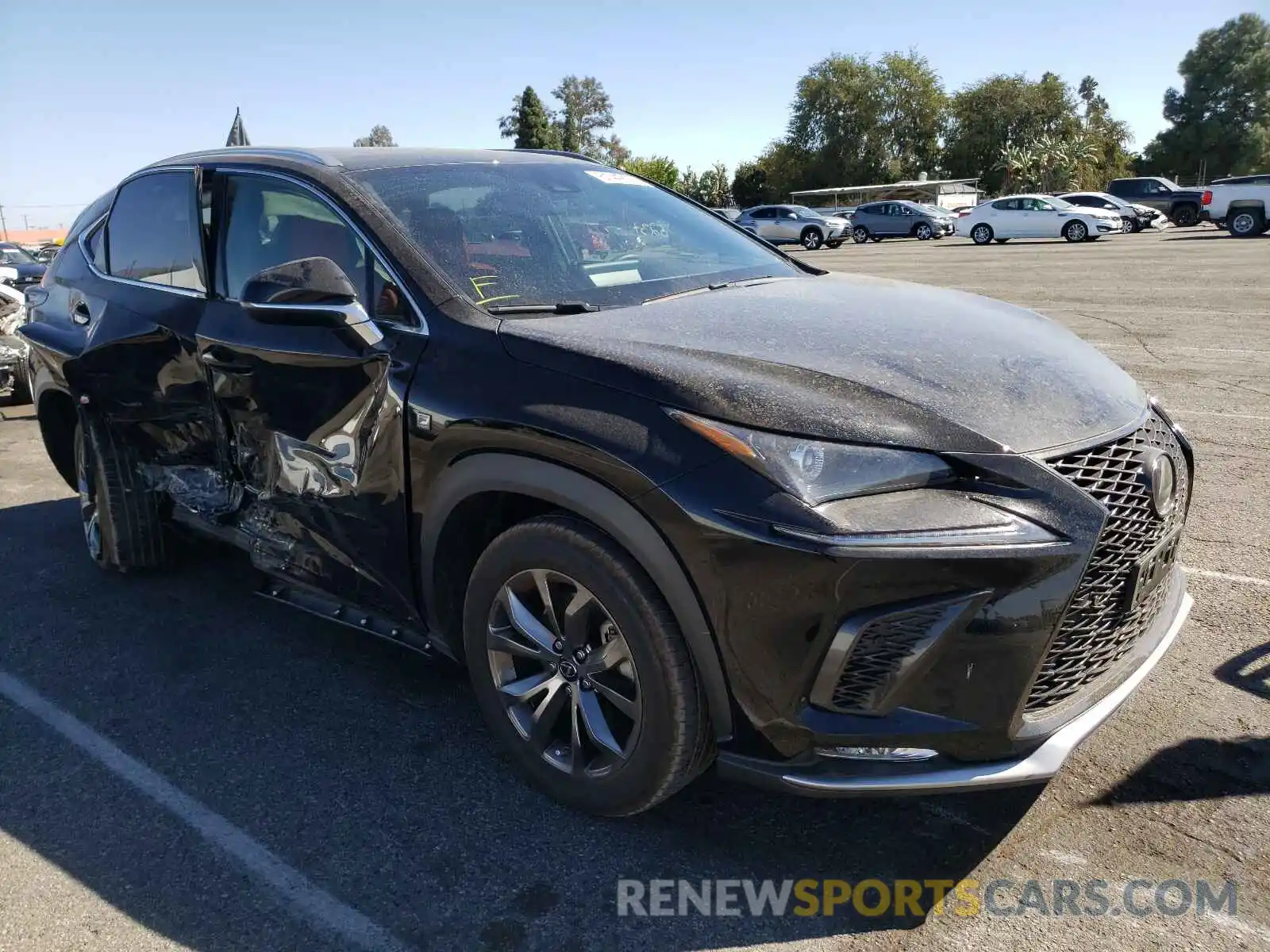 1 Photograph of a damaged car JTJSARBZ7M2195639 LEXUS NX 2021