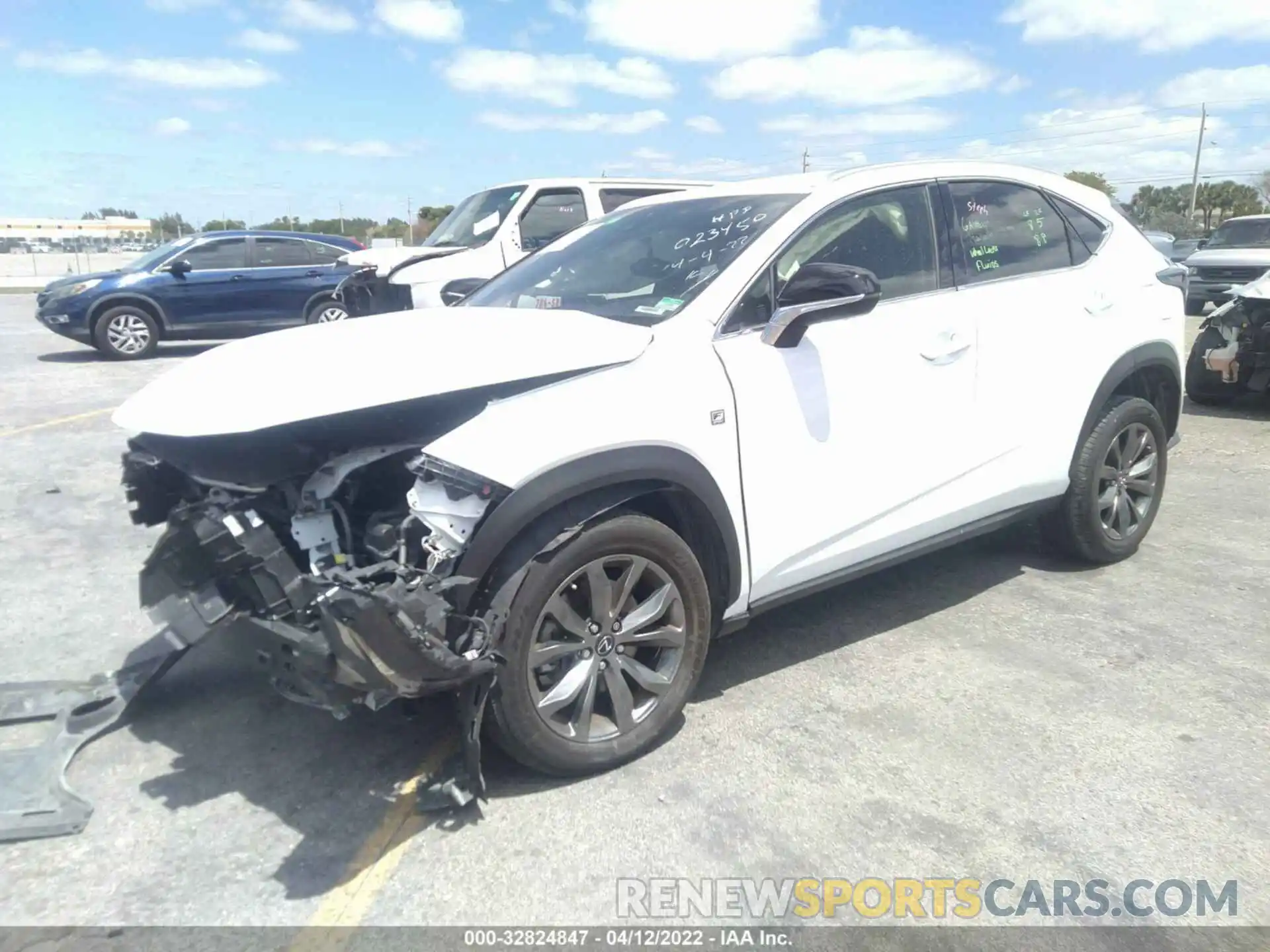 2 Photograph of a damaged car JTJSARBZ7M5023450 LEXUS NX 2021