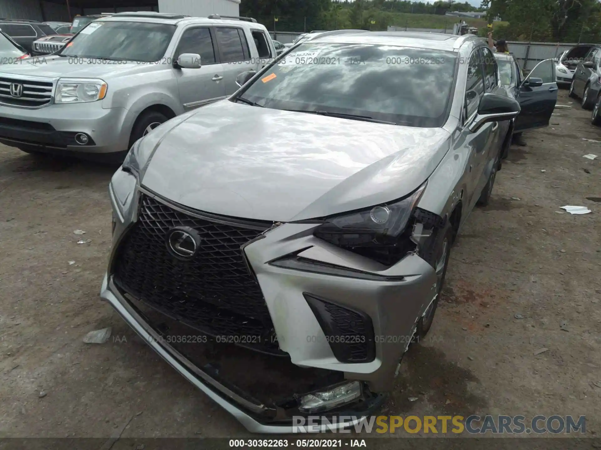 6 Photograph of a damaged car JTJSARBZ7M5023562 LEXUS NX 2021