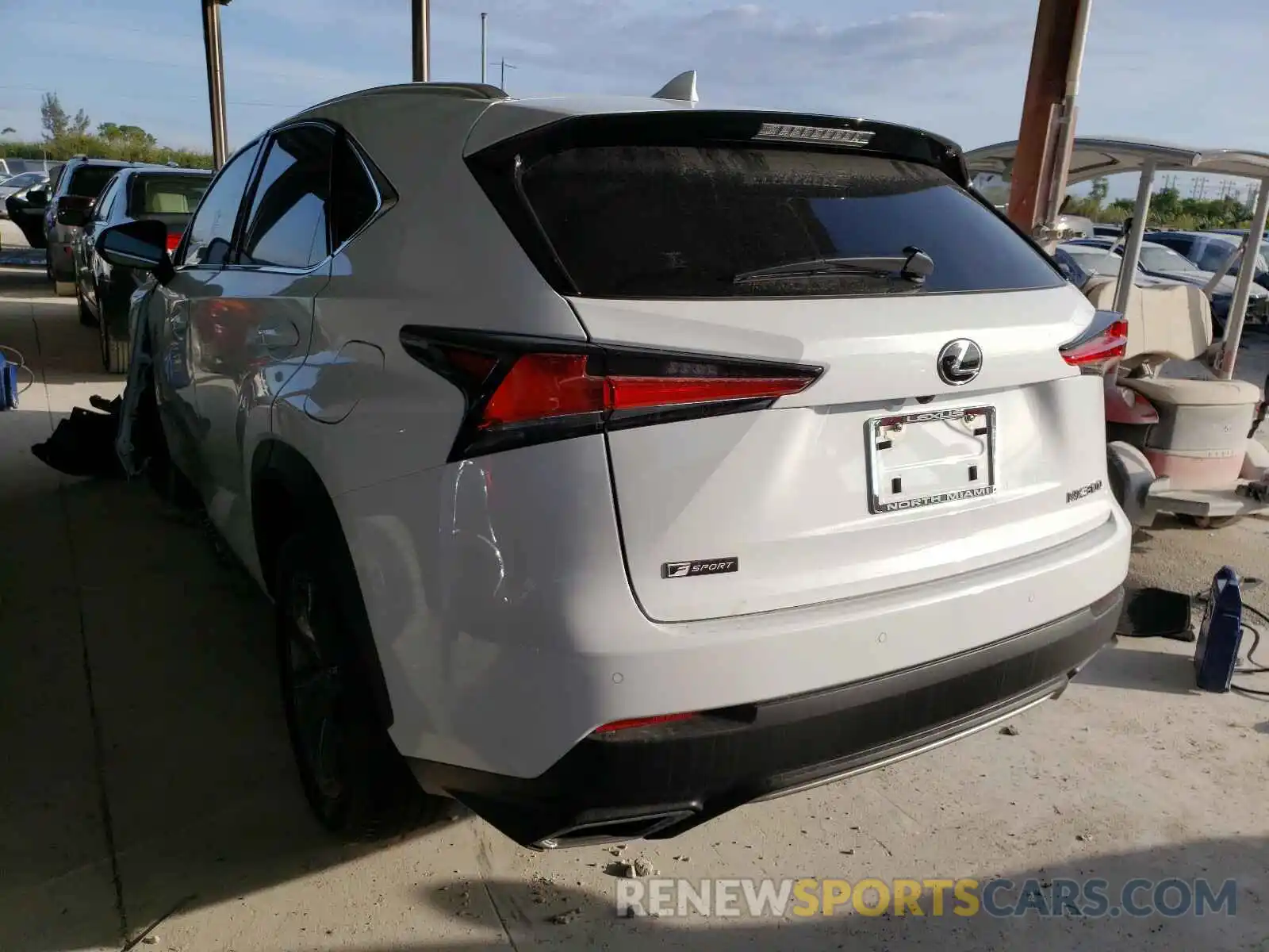 3 Photograph of a damaged car JTJSARBZ7M5026350 LEXUS NX 2021