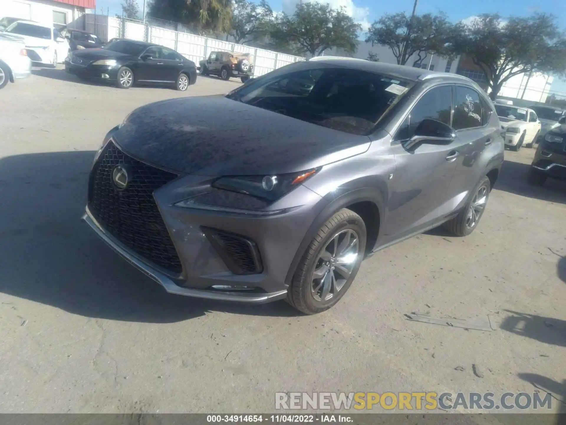 2 Фотография поврежденного автомобиля JTJSARBZ8M2183595 LEXUS NX 2021