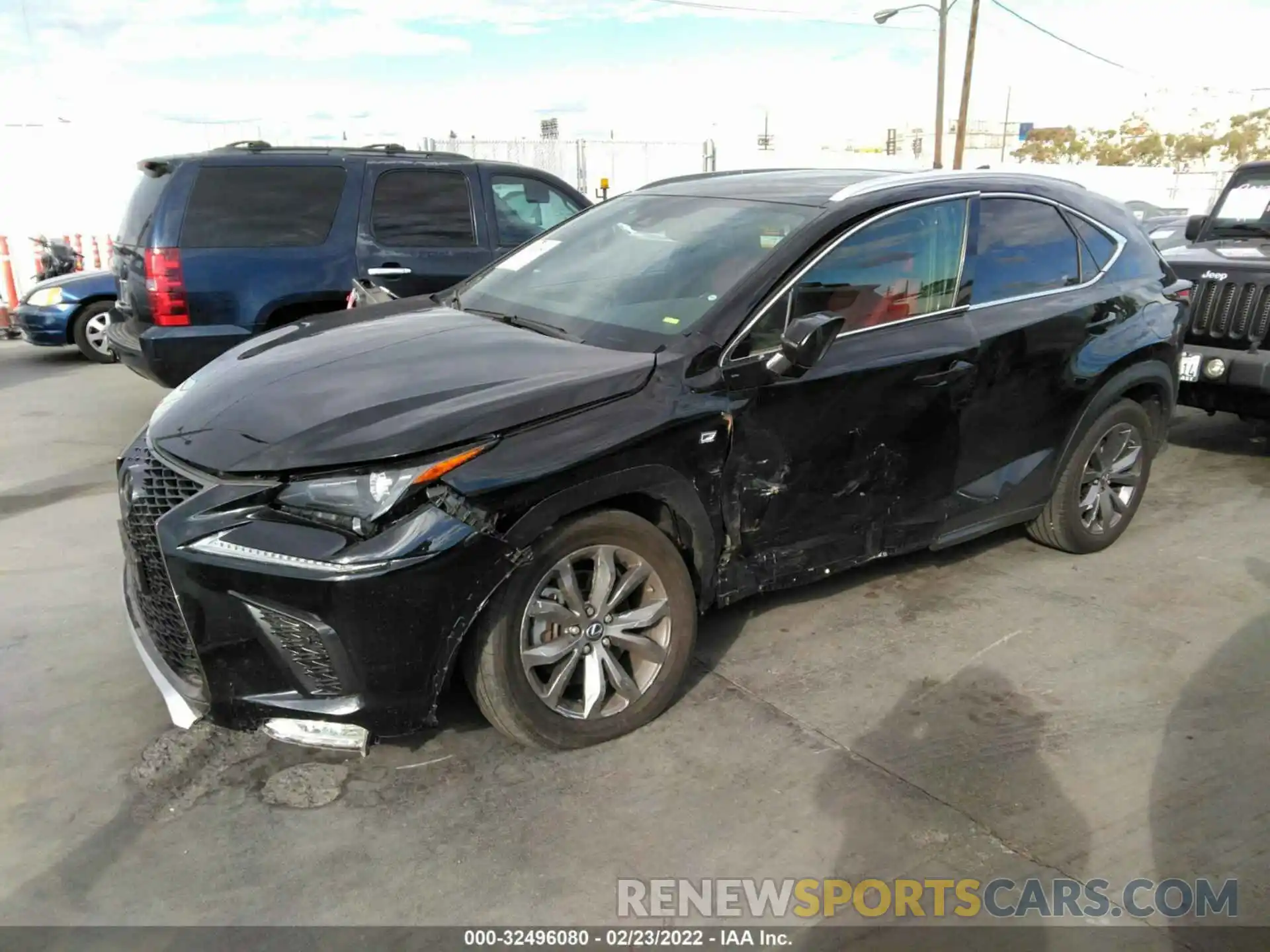 2 Photograph of a damaged car JTJSARBZ8M2186626 LEXUS NX 2021