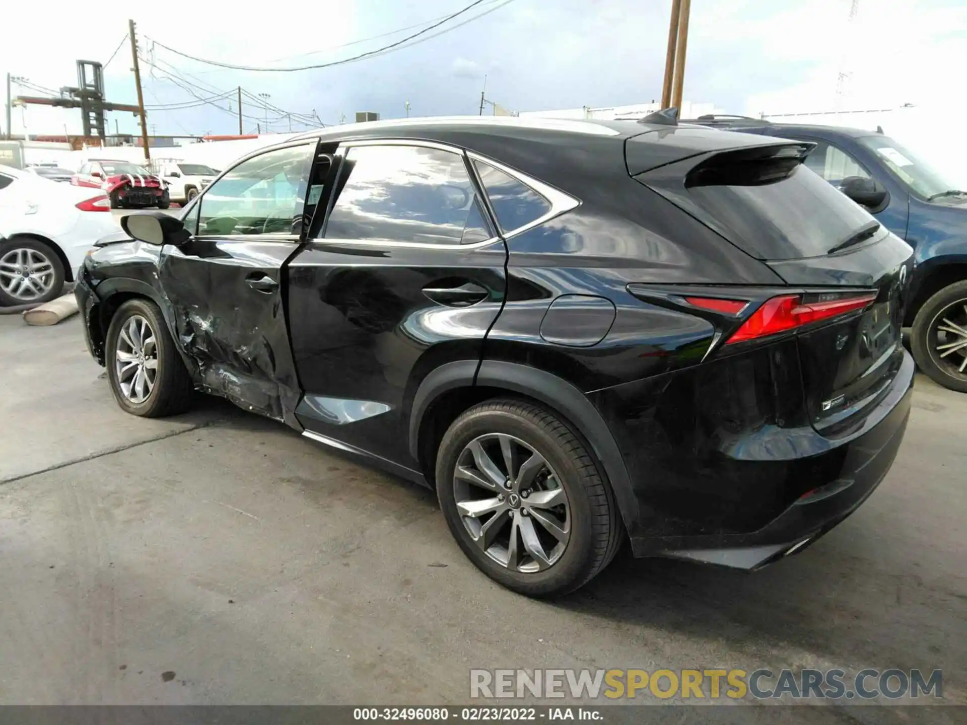 3 Фотография поврежденного автомобиля JTJSARBZ8M2186626 LEXUS NX 2021