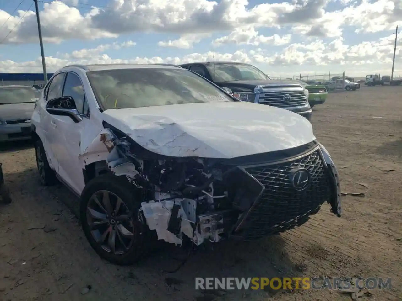 1 Photograph of a damaged car JTJSARBZ8M2190966 LEXUS NX 2021