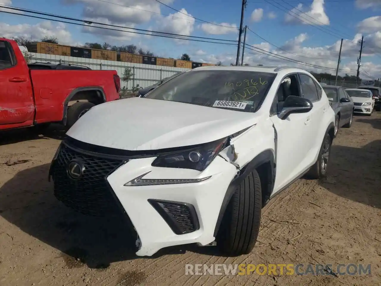 2 Photograph of a damaged car JTJSARBZ8M2190966 LEXUS NX 2021