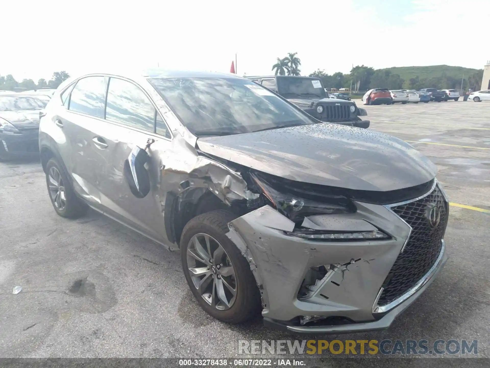 1 Photograph of a damaged car JTJSARBZ8M2192040 LEXUS NX 2021