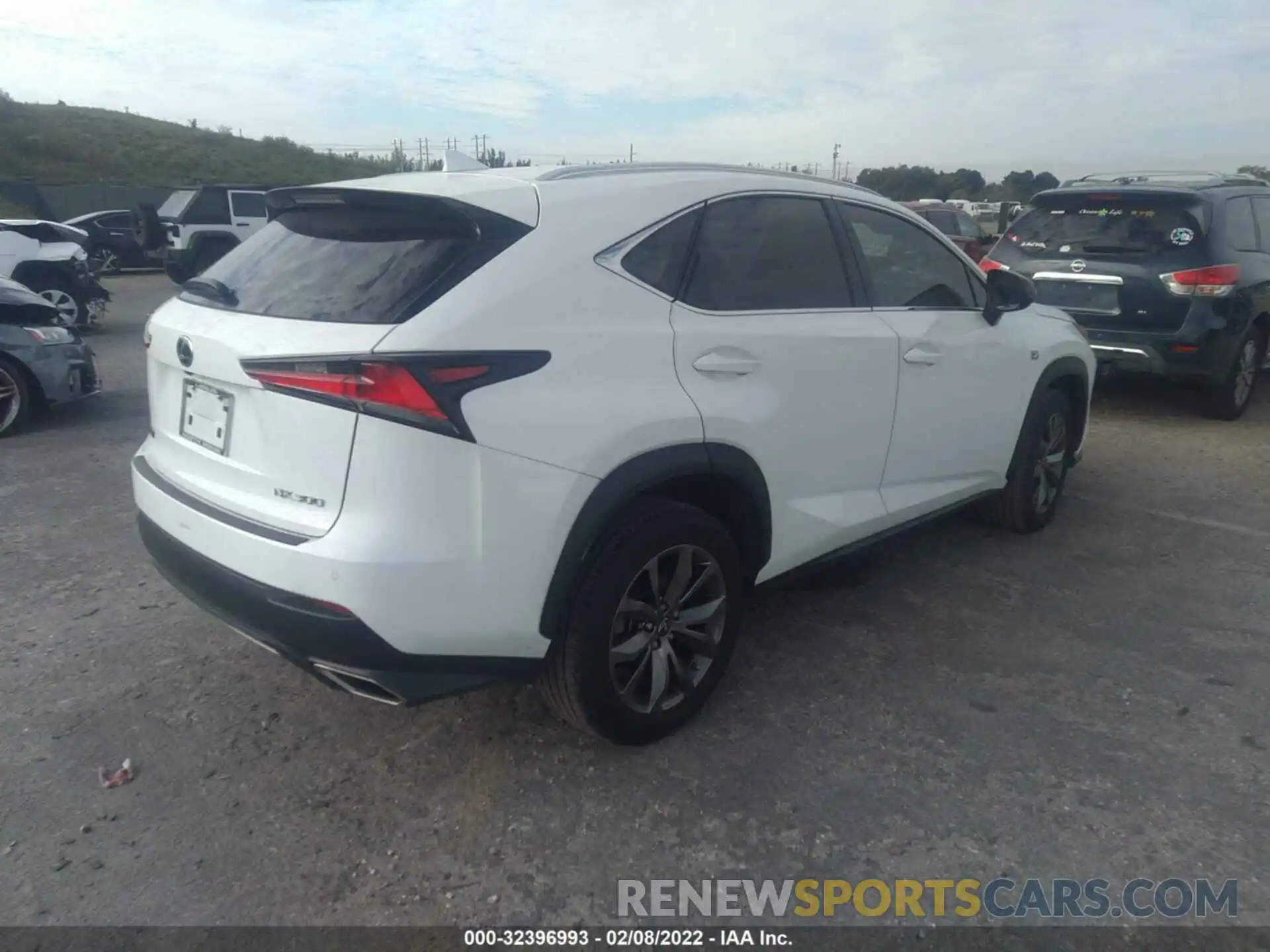 4 Фотография поврежденного автомобиля JTJSARBZ8M5022971 LEXUS NX 2021