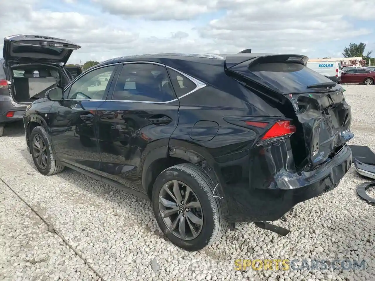 2 Фотография поврежденного автомобиля JTJSARBZ9M2179068 LEXUS NX 2021