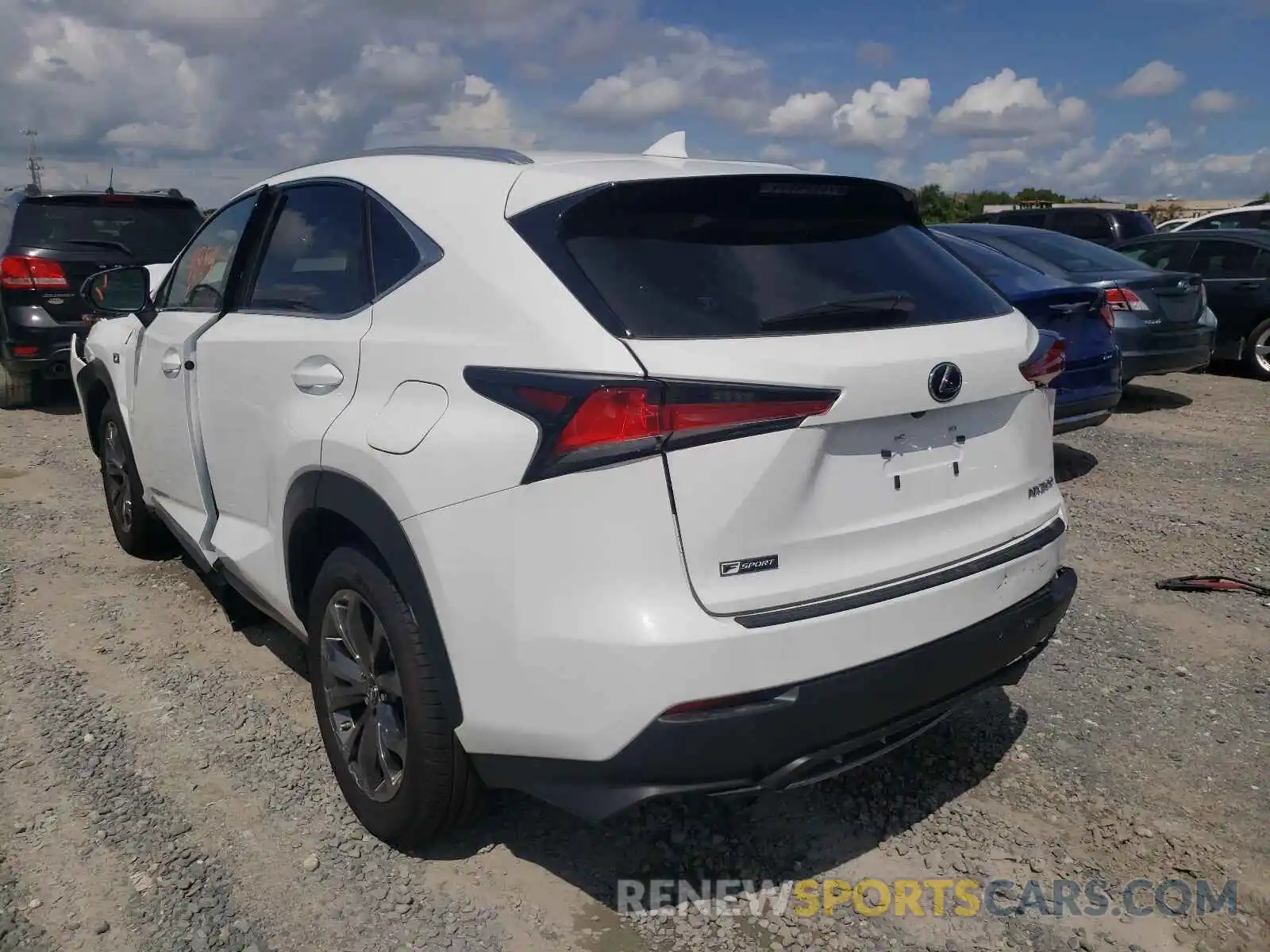 3 Фотография поврежденного автомобиля JTJSARBZ9M2187543 LEXUS NX 2021