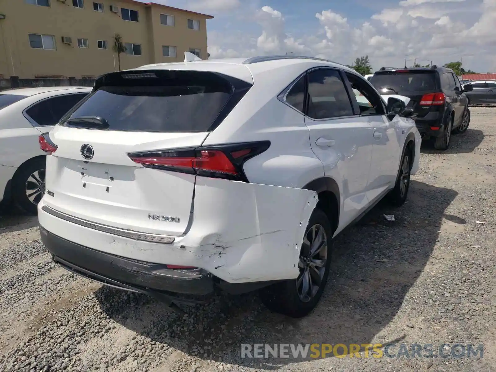 4 Фотография поврежденного автомобиля JTJSARBZ9M2187543 LEXUS NX 2021