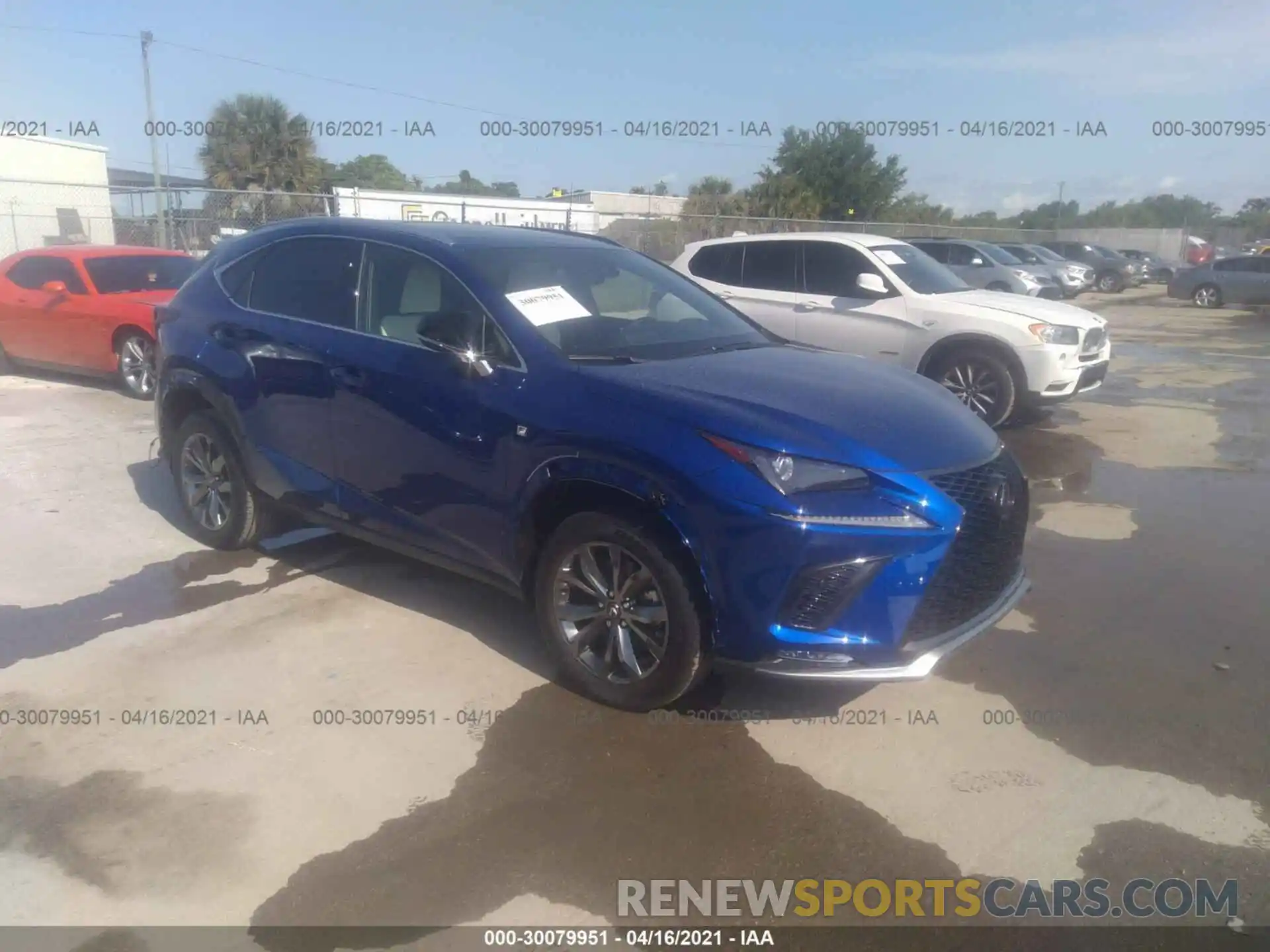 1 Фотография поврежденного автомобиля JTJSARBZ9M2189115 LEXUS NX 2021