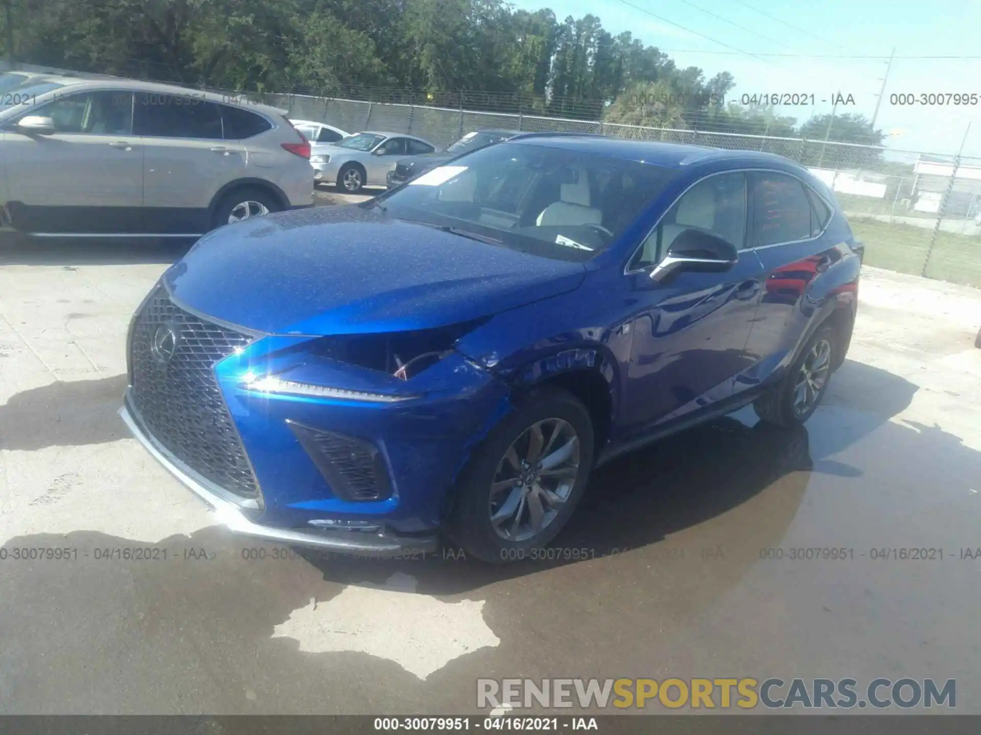 2 Photograph of a damaged car JTJSARBZ9M2189115 LEXUS NX 2021