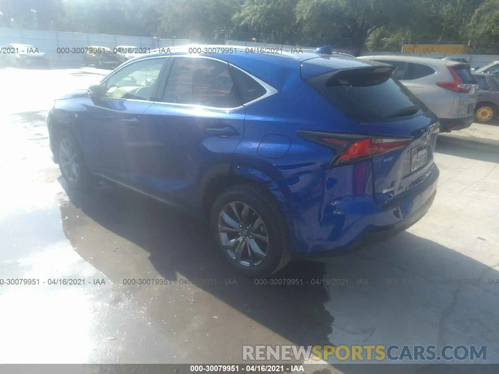 3 Фотография поврежденного автомобиля JTJSARBZ9M2189115 LEXUS NX 2021