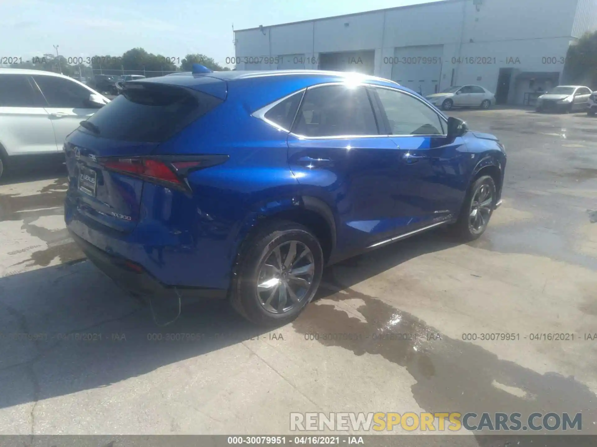 4 Фотография поврежденного автомобиля JTJSARBZ9M2189115 LEXUS NX 2021